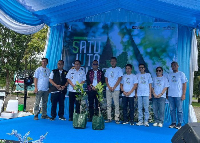 Bandara SMB II Gelar Penanaman 4.920 Pohon, Wujud Nyata InJourney Airports Dukung Pelestarian Lingkungan 