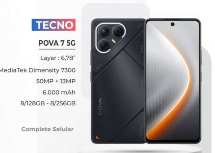 Tecno Pova 7 5G, HP Layar AMOLED, Performa Andalan dengan Harga Terbaru Kian Terjangkau