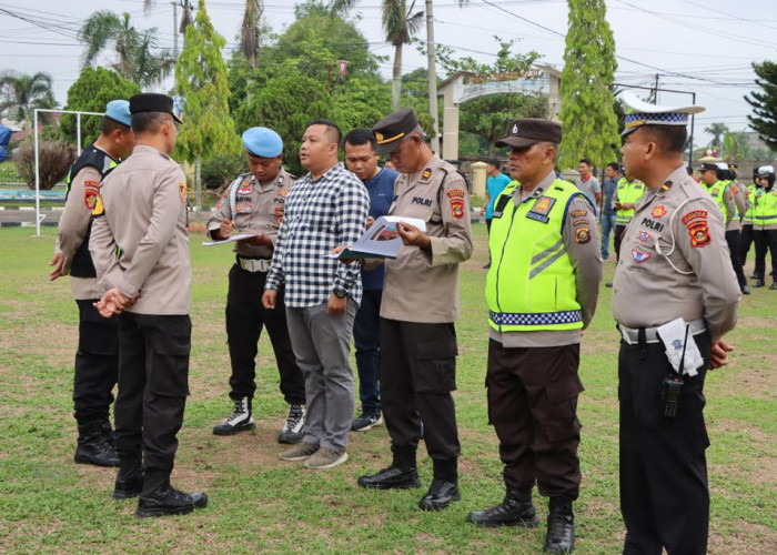 Personel Polres Ogan Ilir Diminta Rutin Monitoring Situasi Pelaksanaan Kampanye Pemilu 2024