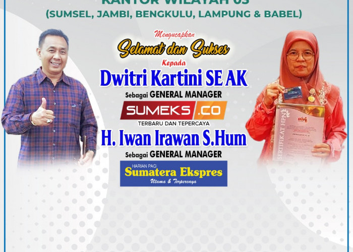BNI Kantor Wilayah 03 Mengucapkan Selamat dan Sukses Kepada Iwan Irawan dan Dwitri Kartini