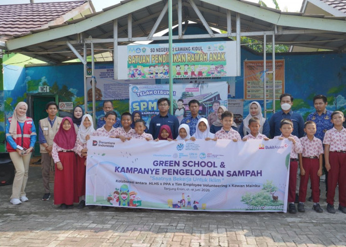  Sasar Generasi Muda, PTBA Edukasi Siswa SD Lewat Green School