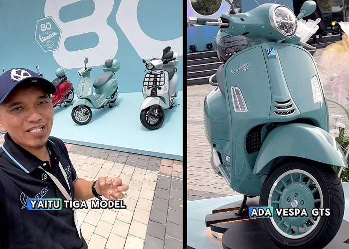WOW, 3 Motor Baru Vespa Launching di Hari Ultahnya, Pakai Warna yang Sudah Ada Sejak 80 Tahun Lalu