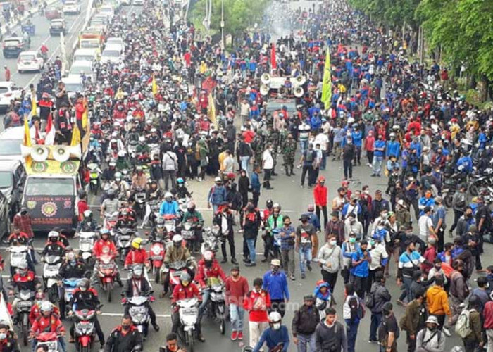 Aksi Damai Peringati Hari Buruh Nasional Siang Ini di Palembang, 1.200 Personel Gabungan Diterjunkan