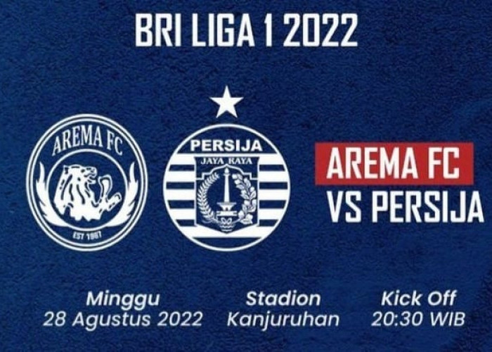 BRI Liga 1 2022 Pekan ke 7, Seru Arema Bentrok Lawan Persija Jakarta 