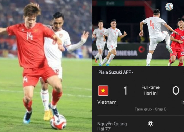 Hasil Akhir Indonesia vs Vietnam, Skuad Garuda Tumbang di Kandang Lawan, Skor Tipis 1-0