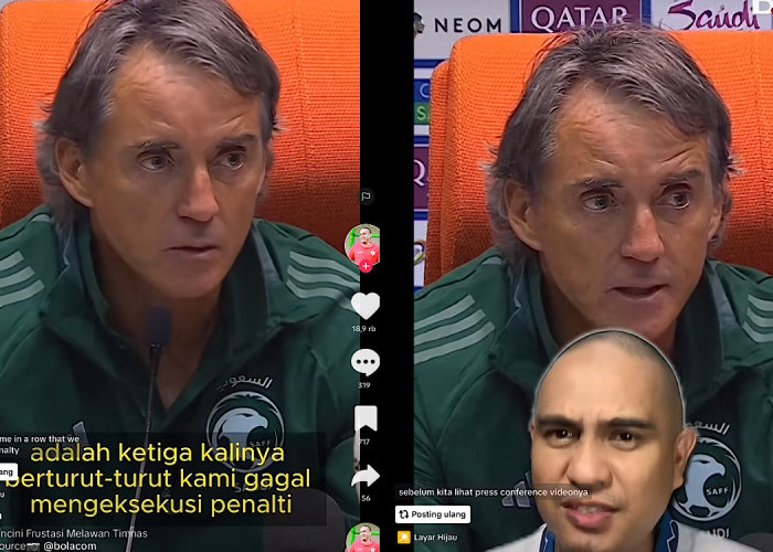 Roberto Mancini Tampak Frustasi, Didi Kaseem: ‘Selanjutnya Pelatih Australia Harus Dibikin Frustasi Juga!