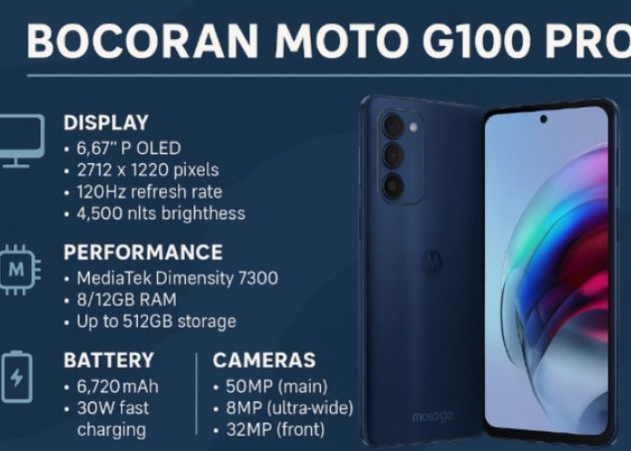 Bocoran Moto G100 Pro, Hadirkan Performa Gahar dan Baterai Jumbo, Ini Review Lengkapnya!