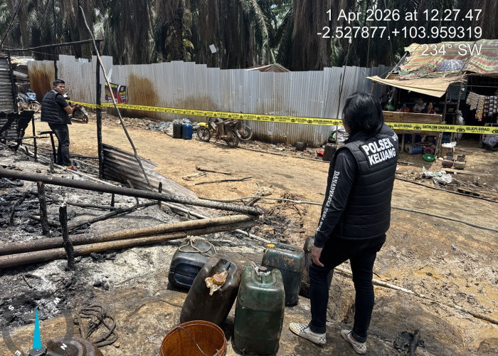 Polda Sumsel Pasang Garis Polisi di 11 Sumur Minyak Ilegal pada Lahan HGU PT Hindoli, Buru Pelaku