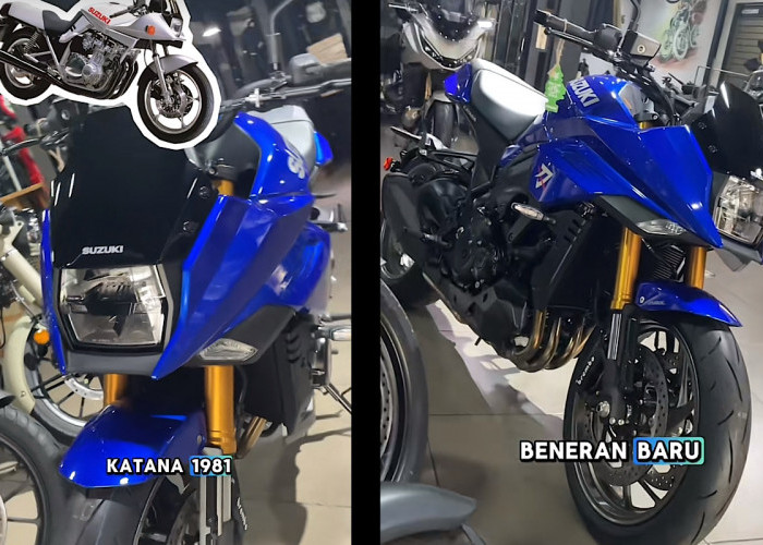 Ketemu Suzuki Katana ‘Bukan Mobil’ Tapi Roda 2, Tahun 2026 Ternyata Punya Warna Biru yang Keren 