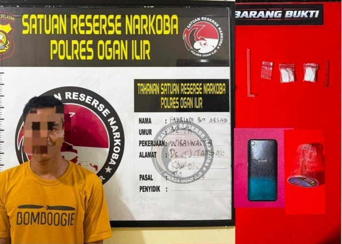 Gerebek Kontrakan di Bangun Jaya, Pengedar Sabu Tak Berkutik Digelandang ke Satres Narkoba Polres Ogan Ilir
