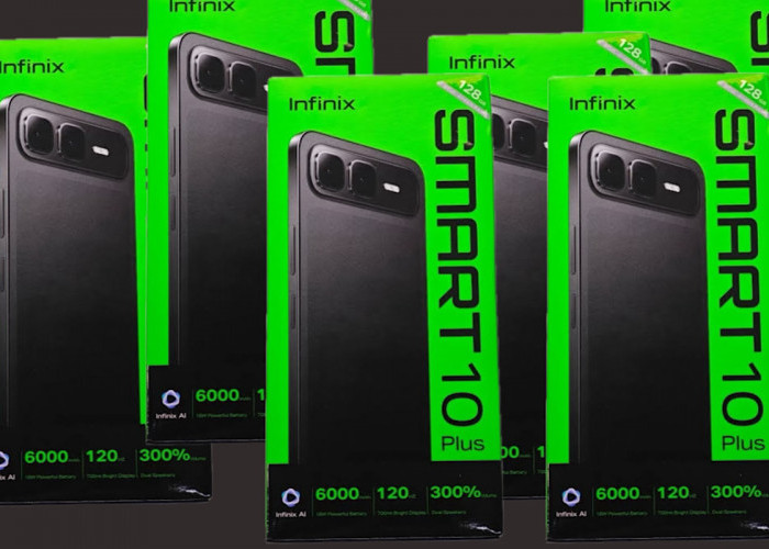 Tahun Baru 2026 Cari Hape Murah Desain Ciamik, Infinix SMART 10 Jadi Pilihan Terbaik Layar 120Hz Baterai Badak