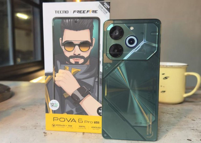Tecno POVA 6, Rekomendasi HP Harga 2 Jutaan Terbaik 2026 Spesifikasi Baterai 6000 mAh