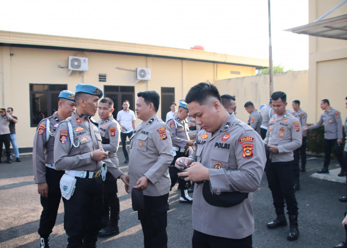 Wujudkan Profesional Anggota Polri Bid Propam Polda Sumsel Gelar Gaktibplin di Polres OKI