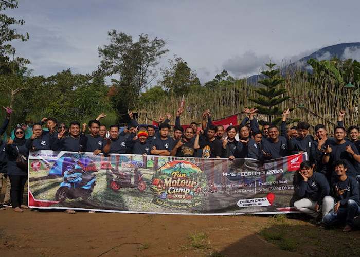 Fun Motour Camp Sumatera Selatan 2026, 42 Bikers Honda Perkuat Solidaritas