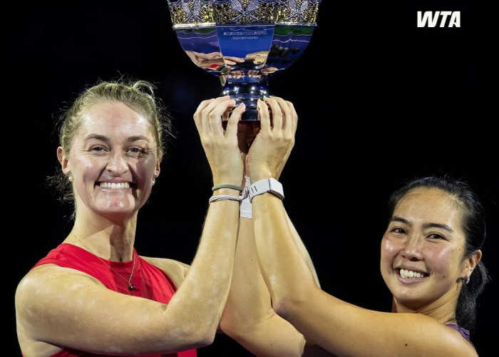 Aldila Sutjiadi Juara Singapore Tennis Open 2026, Angkat Trofi WTA 500 Bersama Erin Routliffe