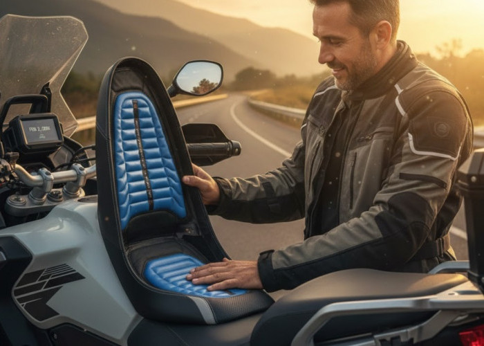 Tips Modifikasi Comfort Seat Pakai Gel Medis, Biar Touring Mudik 2026 Tidak Jadi Siksaan