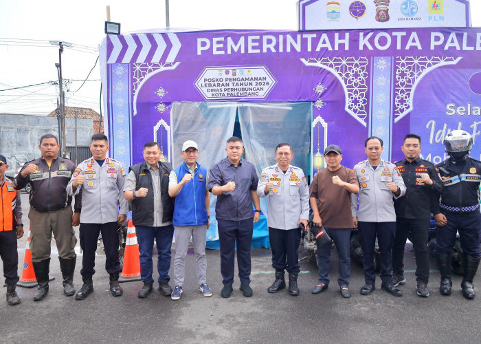 Usai Tinjau Posko Lebaran 2026, Sekda Palembang Aprizal Hasyim Pastikan Kondusifitas dan Nyaman