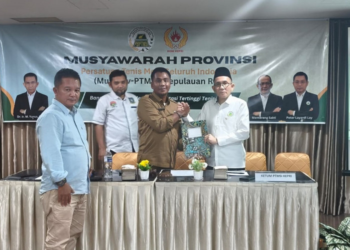 M Yunus Kembali Nakhodai Pengprov PTMSI Kepri