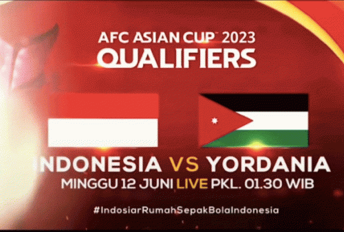 Malam Ini, Live Timnas Indonesia vs Yordania di Kualifikasi Piala Asia 2023