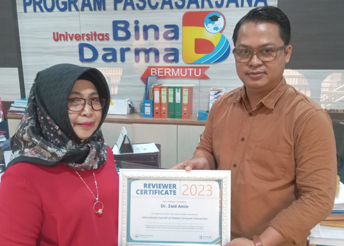 Dosen UBD Palembang Direkognisi Jadi Reviewer Q1 International Journal Of Human