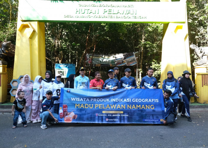 Desa Namang Bangka Tengah Desa Berbasis Kekayaan Intelektual, Madu Pelawan Resmi Berstatus Indikasi Geografis