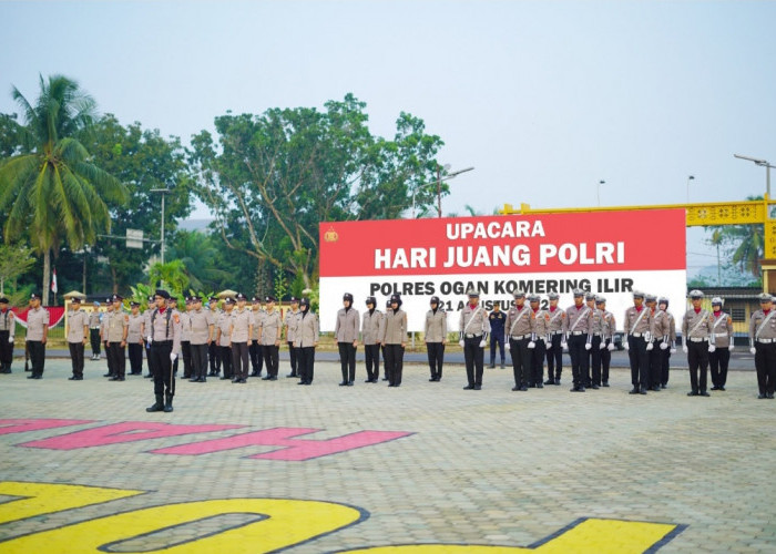 Hari Juang Polri 2026, Kapolres OKI Tekankan Semangat Pengabdian dan Keteladanan