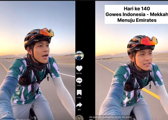 Ariyami Bersepeda ke Mekah 140 Hari Sudah Tiba di Oman, Siap Menuju UEA, Dubai, Abu Dhabi dan Masuk Tanah Suci