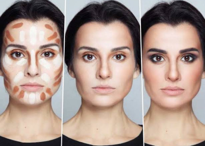  Gak Perlu Operasi Wajah atau Sedot Lemak, Pakai Teknik Make Up Ini Wajah Nampak Tirus
