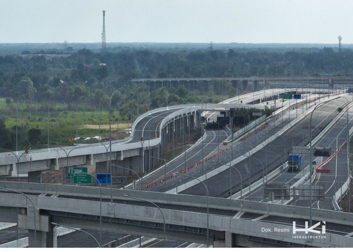 HKI Rampungkan Pembangunan Ramp Junction Palembang, Tol Palindra dan Kapal Betung Kini Tersambung Menyeluruh