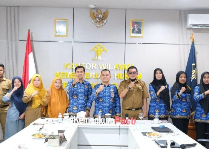 Sinergi Kemenkum Babel dan DisDukcapil Bangka Tengah Tingkatkan Akurasi Layanan Pencatatan Sipil