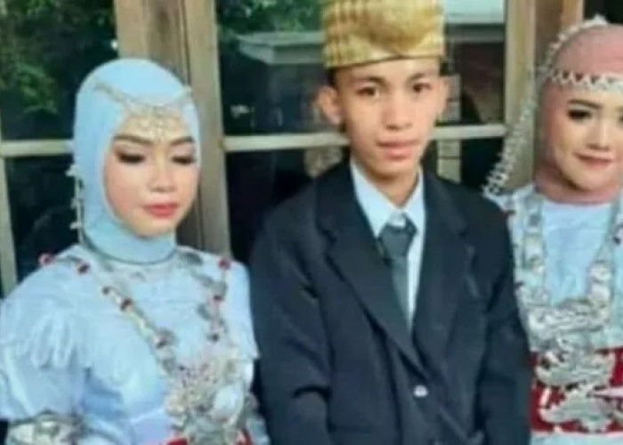 Pria di Lampung Utara Ini Persunting Dua Wanita Sekaligus
