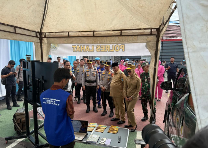 Kapolda Sumsel Resmikan Bank Sampah Mobile, Sampah Kini Bisa Jadi Tabungan