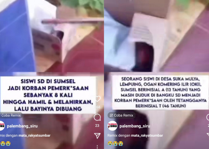 Viral Video Penemuan Bayi Korban Asusila Dalam Kotak Kardus di OKI, Terungkap Pelaku Rudapaksa Bocah SD