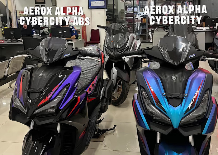 Aerox Cyber City Dibandrol Rp34 Juta OTR Jakarta, Kokpit Speedometer Sudah Full Digital Tampilan Sporty 