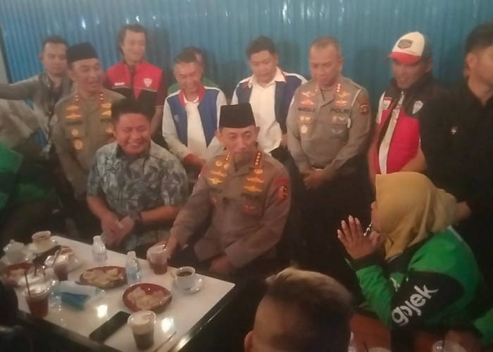 Kapolri Dengarkan Curhat Driver Ojol di Sumsel, Sampaikan Dua Poin Penting yang Harus Ditindaklanjuti 