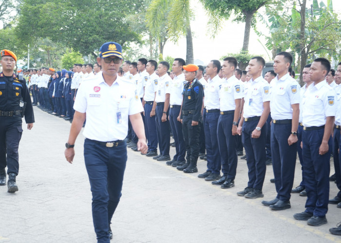 Posko Angkutan Lebaran Idul Fitri 2026 Dimulai, KAI Divre III Palembang Laksanakan Apel Gelar Pasukan