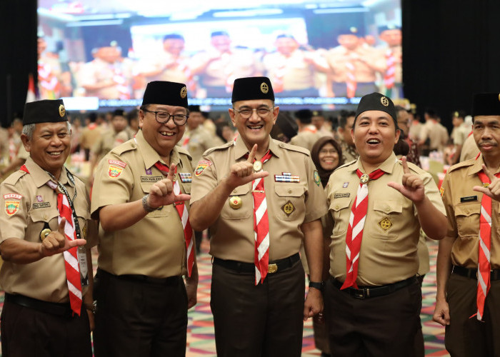 Sekda Sumsel Edward Candra Buka Rakerda Pramuka 2025, Tekankan Pentingnya Kolaborasi dan Nilai Moral