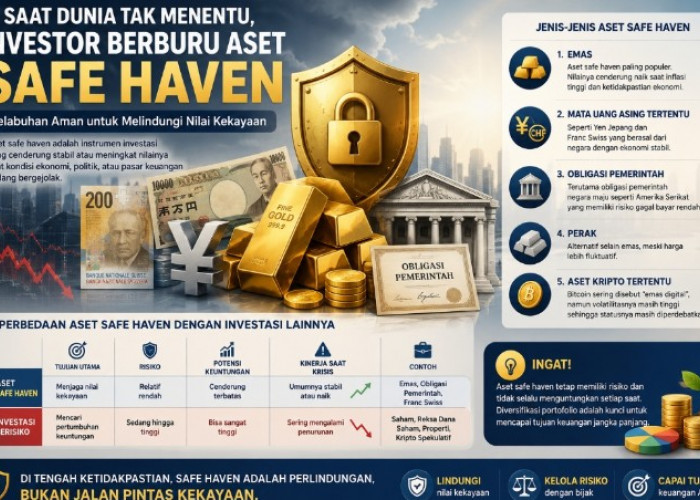 Investor Ramai-Ramai Tren Berburu Aset Safe Haven, Yuk Kenali Apa Sebenarnya Keistimewaannya?
