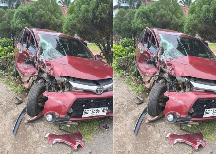 Tronton Serempet Avanza di Lintas Gelumbang Muara Enim, 5 Luka-luka