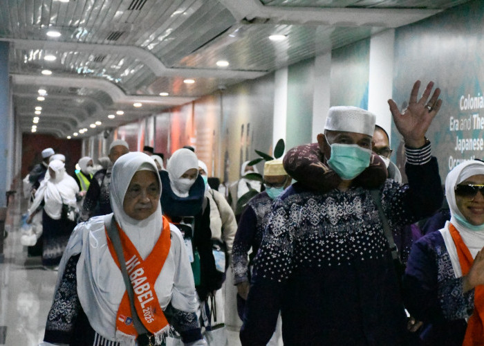 Kloter 8 Debarkasi Palembang Tiba, Total 2.944 Jemaah Haji Asal Sumsel-Babel Telah Berada di Tanah Air