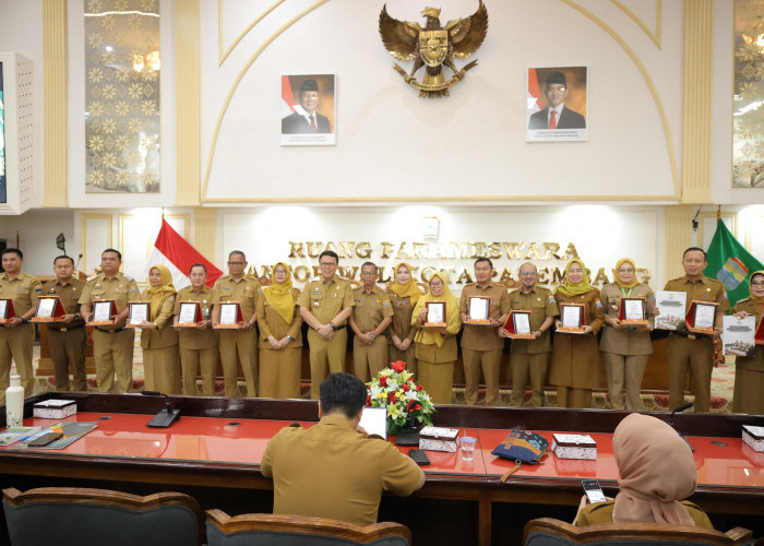 Pengawasan Arsip Internal, Pemkot Palembang Beri Penghargaan OPD