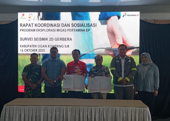 Kabupaten OKI di Mesuji Makmur Pertamina EP Survei Seismik 2D Gerbera Tahun Depan