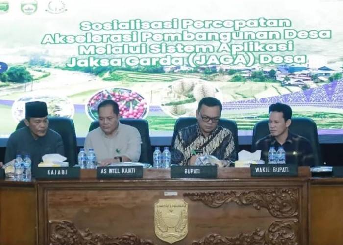 Bupati Empat Lawang Pimpin Rapat Akselerasi Pembangunan Desa dan Perkuat Program JAGA DESA