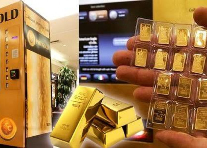 Indonesia Bakal Miliki ATM yang Keluarkan Emas Batangan Mirip di Dubai, Terpasang di Kota Besar, Benarkah?