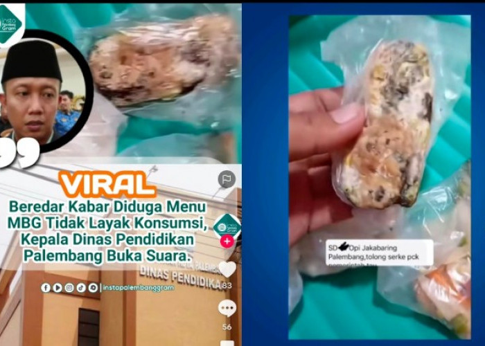 Video Makanan Diduga Basi di Program MBG Hebohkan Palembang, Kadisdik Tegaskan Ini