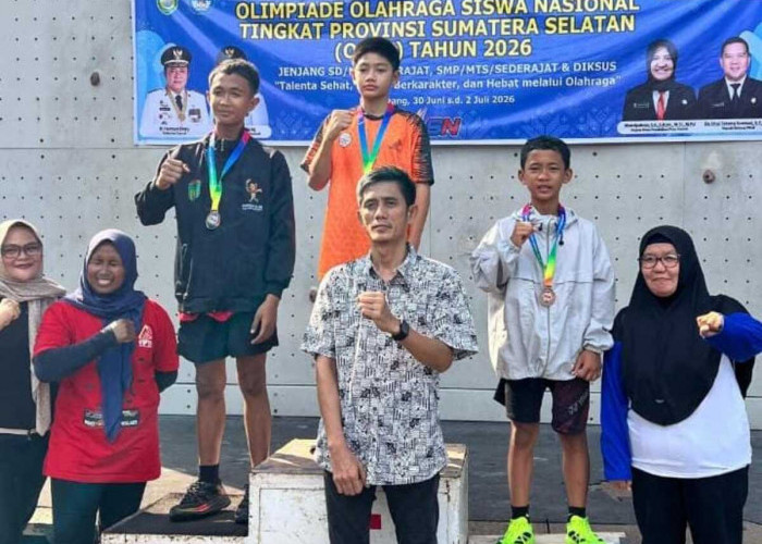 Fatih Noor Raih 2 Emas di O2SN Tingkat Provinsi Sumsel 