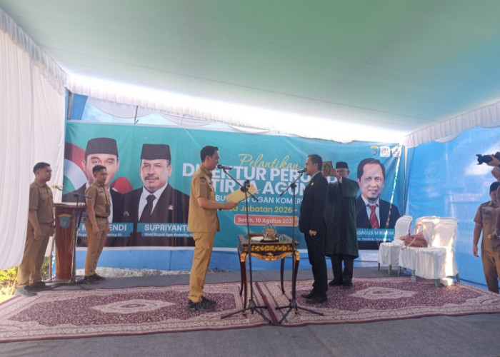 Dr dr H Masagus Hakim MKes Resmi Jabat Direktur Perumda Tirta Agung, Utamakan Pelayanan ke Masyarakat