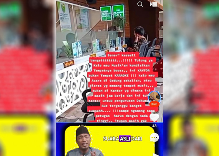 Heboh, Video Amatir Rekam Kantor Pelayanan Publik PTSP PN Provinsi Lampung Asik Berkaraoke Ria Saat Jam Kerja 