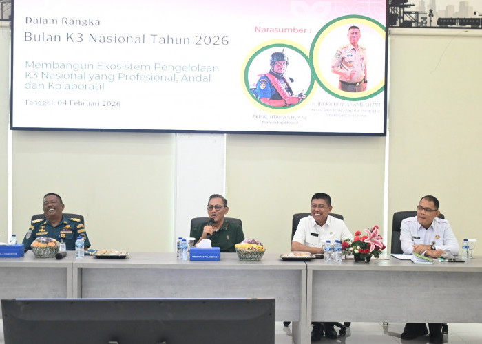 Bangun Lingkungan Kerja Aman dan Sehat, Pelindo Reg 2 Palembang Gelar Forum K3 2026