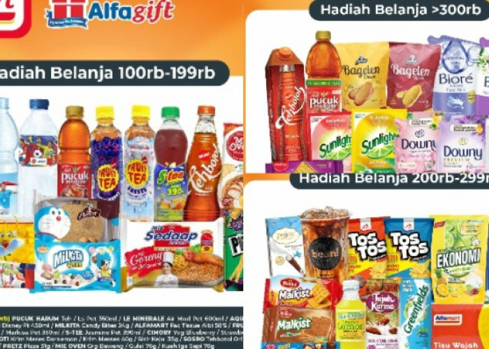 Belanja Gratis Pilih Suka-suka di Alfamart, Ambil Apa Aja Dapat Hadiah Rp300.000, Berlaku Hingga Akhir Oktober